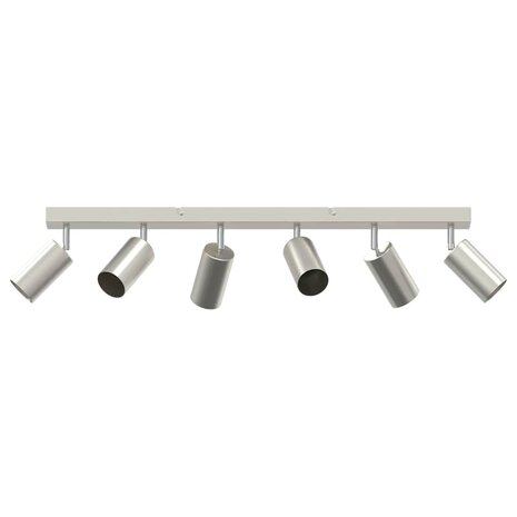 Plafondspot Nikkel 73 x 6 x 16 cm Metaal 2