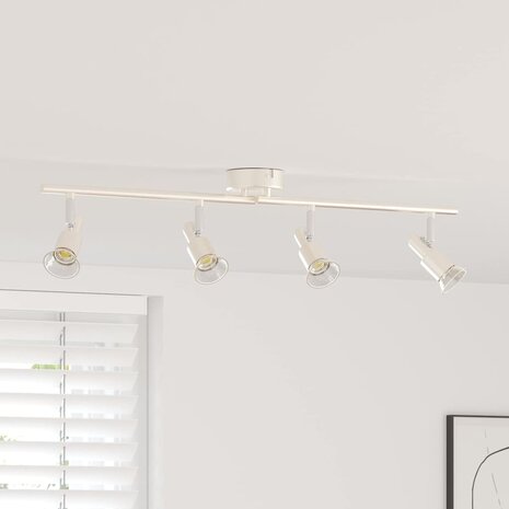 Plafondspot Nikkel 70 x 9 x 12,5 cm Staal 1
