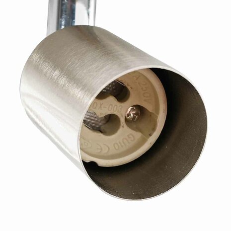 Plafondspot Nikkel 29 x 29 x 11 cm Staal en Glas 9