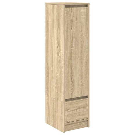 Highboard 29,5x34x119,5 cm spaanplaat sonoma eikenkleurig 2