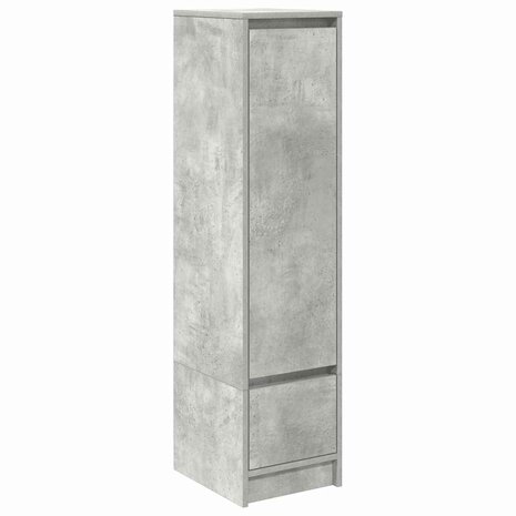 Highboard 29,5x34x119,5 cm spaanplaat betongrijs 2