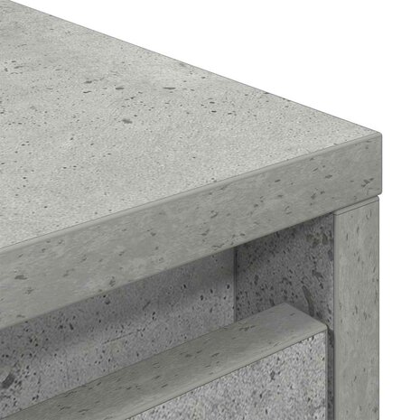Highboard 29,5x34x119,5 cm spaanplaat betongrijs 10