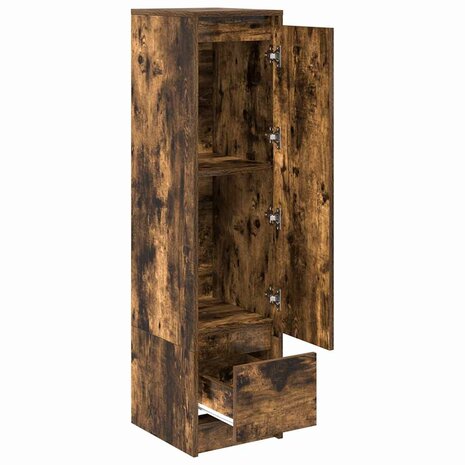 Highboard 29,5x34x119,5 cm spaanplaat gerookt eikenkleurig 5