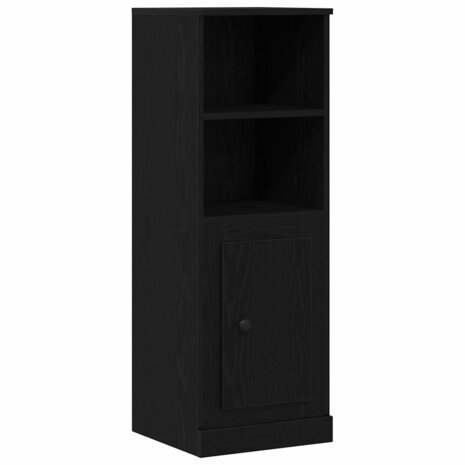 Highboard Zwart Eiken 36 x 35,5 x 103,5 cm Bewerkt hout 2