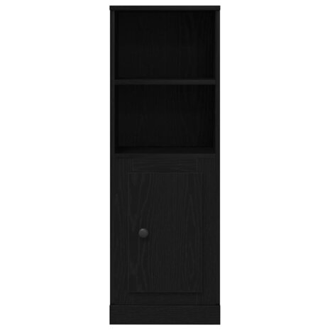 Highboard Zwart Eiken 36 x 35,5 x 103,5 cm Bewerkt hout 6