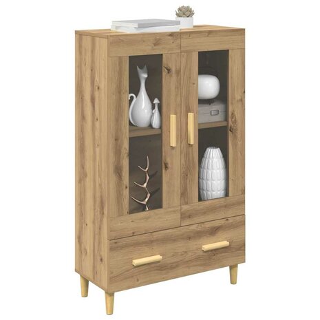 Highboard met lade Artisan Eiken 70 x 31 x 115 cm Bewerkt hout 3