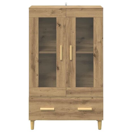 Highboard met lade Artisan Eiken 70 x 31 x 115 cm Bewerkt hout 6