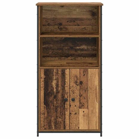 Highboard Oud Hout 62 x 36 x 121,5 cm Bewerkt hout 6
