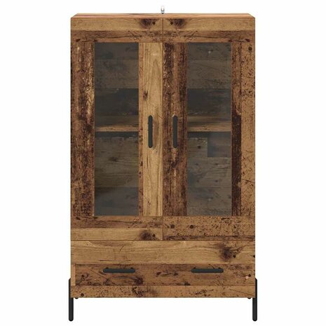 Highboard Corona Oud Hout 69,5 x 31 x 115 cm Bewerkt hout 6