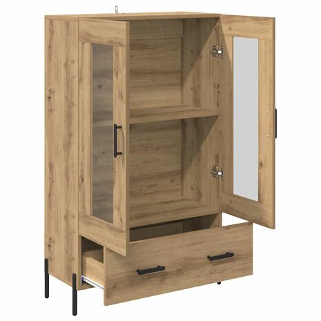 Highboard Corona Artisan Eiken 69,5 x 31 x 115 cm Bewerkt hout 5
