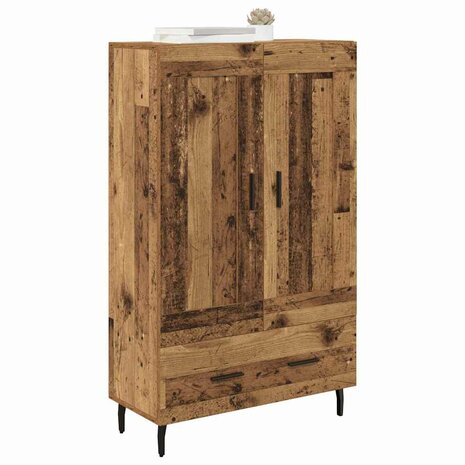 Highboard met lade Oud Hout 69,5 x 31 x 115 cm Bewerkt hout 3