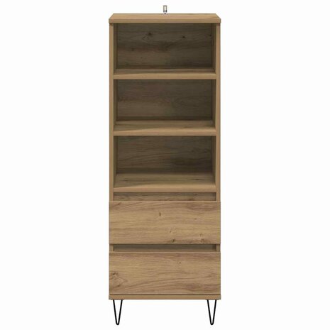 Highboard met lade Artisan Eiken 40 x 36 x 110 cm Bewerkt hout 6