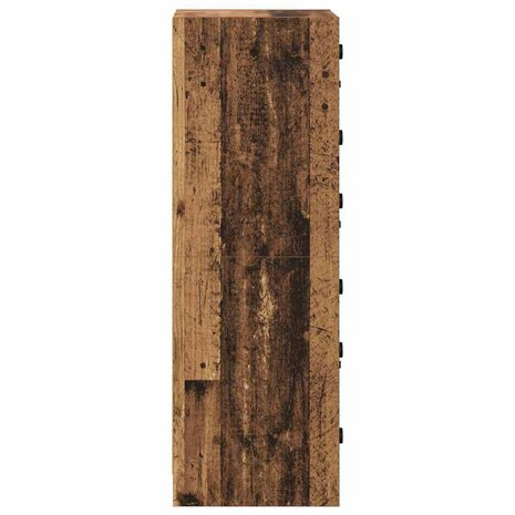 Highboard Oud Hout 35 x 37 x 109 cm Bewerkt hout 7