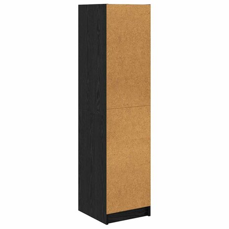 Highboard Zwart Eiken 35 x 37 x 142 cm Bewerkt hout 8
