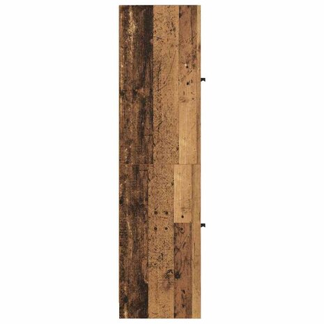 Highboard Oud Hout 35 x 37 x 142 cm Bewerkt hout 7