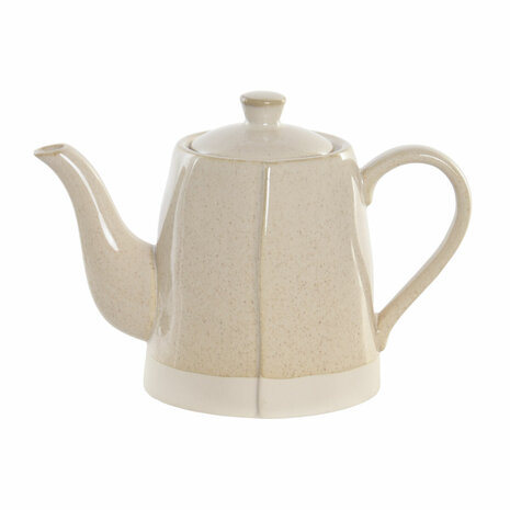 Theepot Home ESPRIT Beige Keramiek 600 ml 1