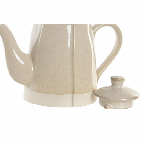 Theepot Home ESPRIT Beige Keramiek 600 ml 2