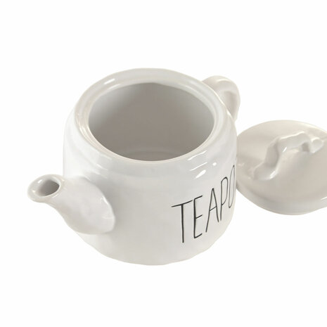 Theepot Home ESPRIT Wit Porselein 600 ml 3