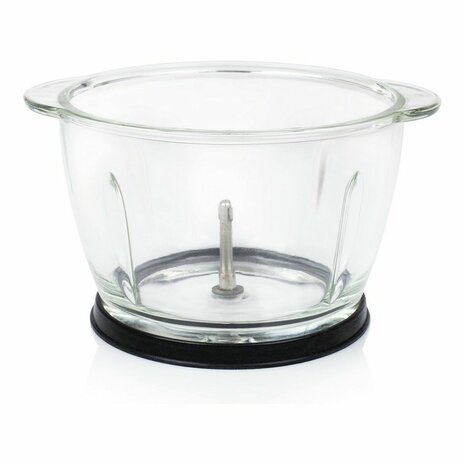 Hakmolen Princess Zwart Glas Roestvrij staal 300 W 1 L 3