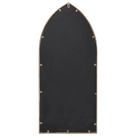 Spiegel 100x45 cm ijzer zandkleurig 4