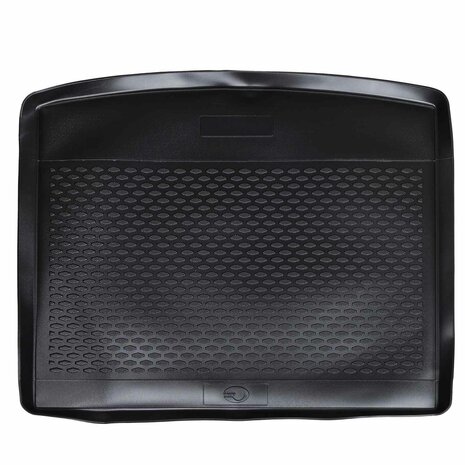 Kofferbakmat Zwart geschikt voor &Scaron;KODA KAROQ-horn&iacute; 2017- Rubber 1
