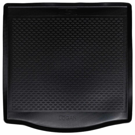 Kofferbakmat Zwart geschikt voor DACIA LOGAN 2012-2020 Rubber 1