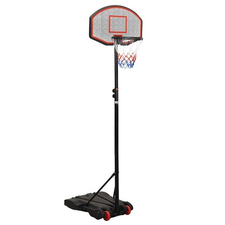Basketbalstandaard 216-250 cm polyethyleen zwart 1
