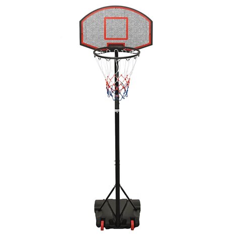 Basketbalstandaard 216-250 cm polyethyleen zwart 2