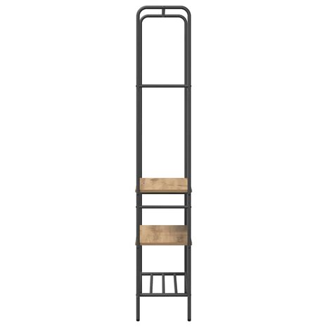 Kledingrek Artisan Eiken 60 x 30 x 171 cm Bewerkt hout 6