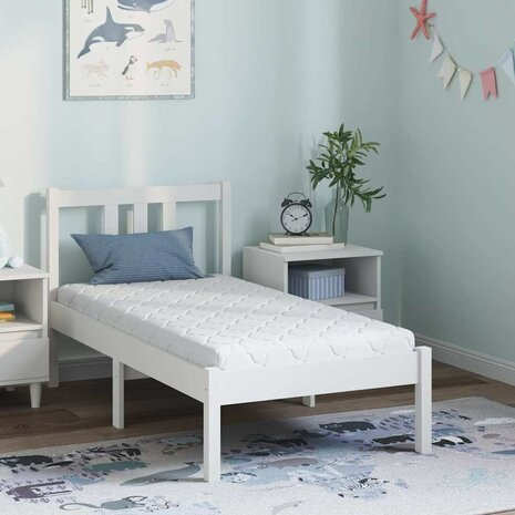 Matras Wit 60 x 120 cm Jacquard stof 1