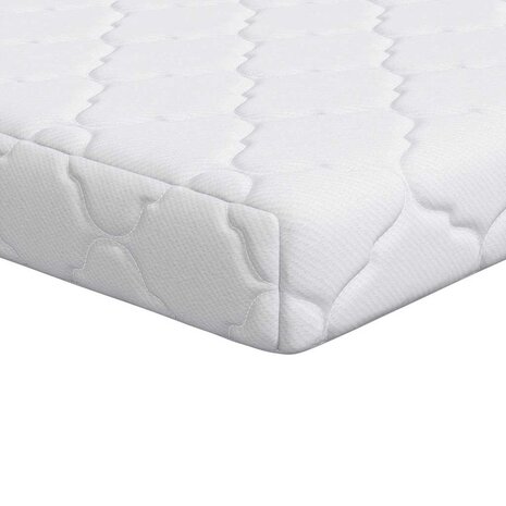 Matras Wit 60 x 120 cm Jacquard stof 2