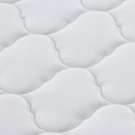 Matras Wit 90 x 190 cm Jacquard stof 9