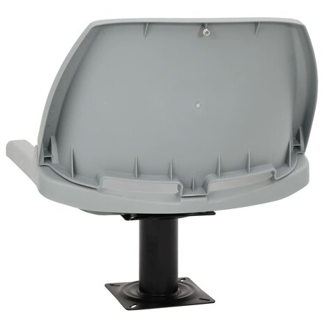 2-delige Bootstoelen set inklapbaar 48x51x41 cm grijs 7