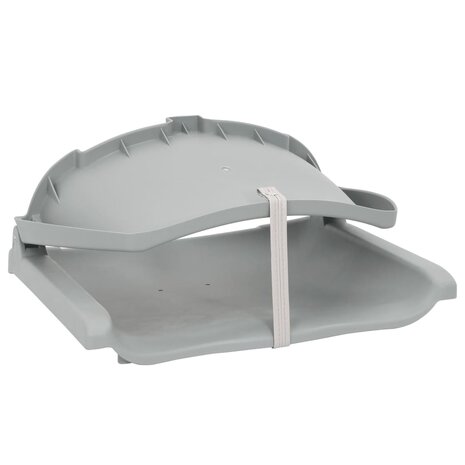 2-delige Bootstoelen set inklapbaar 48x51x41 cm grijs 10
