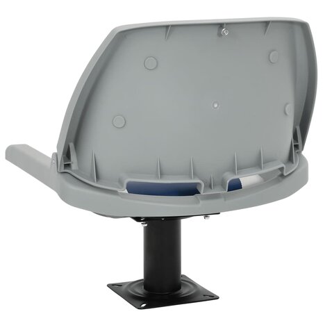 2-delige Bootstoelen set inklapbaar 48x51x41 cm blauw en wit 7