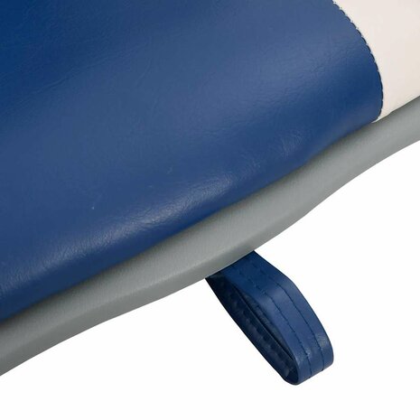 2-delige Bootstoelen set inklapbaar 48x51x41 cm blauw en wit 11
