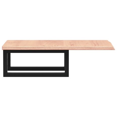 Badkamer wandschap staal en massief eikenhout 5