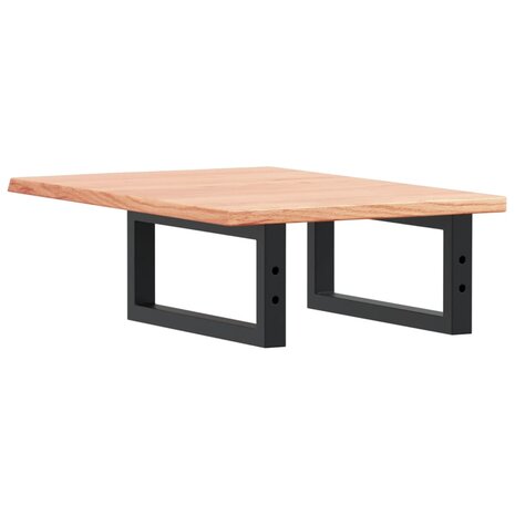 Badkamer wandschap staal en massief eikenhout 6