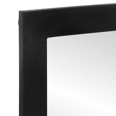 Badkamerspiegel 55x1x60 cm glas en massief mangohout 4