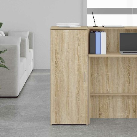 Opbergkast 40x45x103,5 cm bewerkt hout sonoma eikenkleurig 3