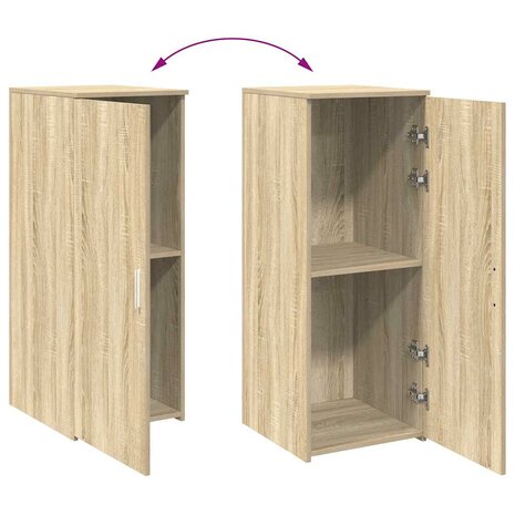 Opbergkast 40x45x103,5 cm bewerkt hout sonoma eikenkleurig 8