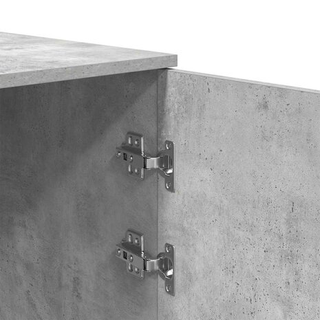 Opbergkast 40x45x103,5 cm bewerkt hout betongrijs 9