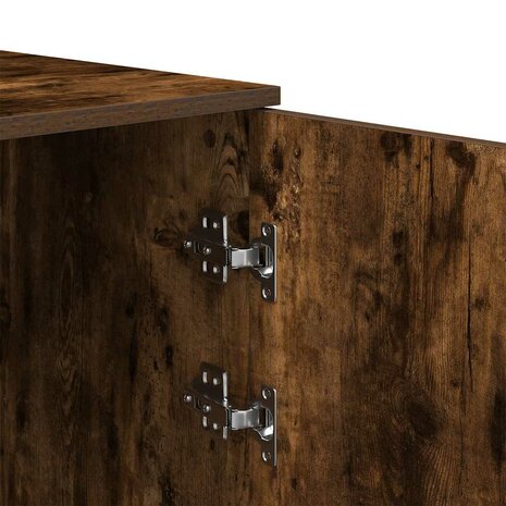 Opbergkast 40x45x103,5 cm bewerkt hout gerookt eikenkleur 9