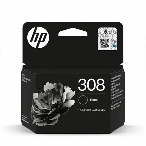 Originele inktcartridge HP 308 Zwart (1 Stuks) 1