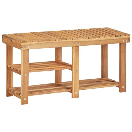 Schoenenrek 90x32x46 cm massief acaciahout 1