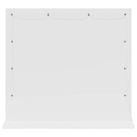 Make-up spiegel Wit 60 x 55 x 18 cm Glas en Hout met Kunststof 6