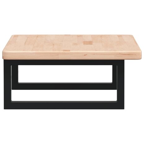 Badkamer wandschap staal en massief eikenhout 5
