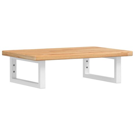 Badkamer wandschap staal en massief eikenhout 2