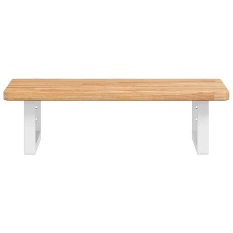 Badkamer wandschap staal en massief eikenhout 4