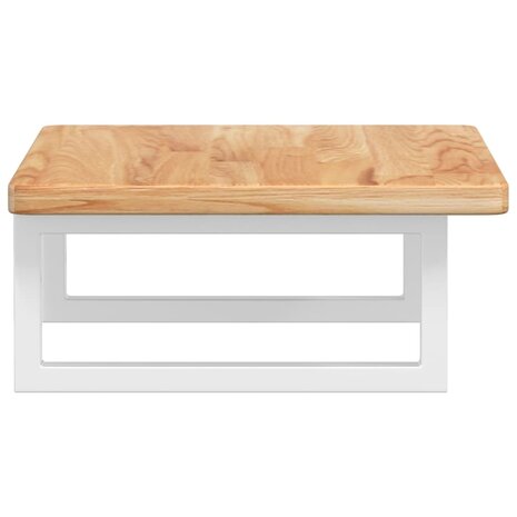 Badkamer wandschap staal en massief eikenhout 5